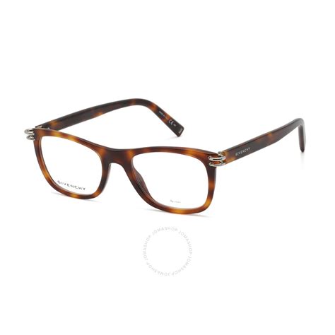 Givenchy Unisex Brown Rectangular Eyeglass Frames